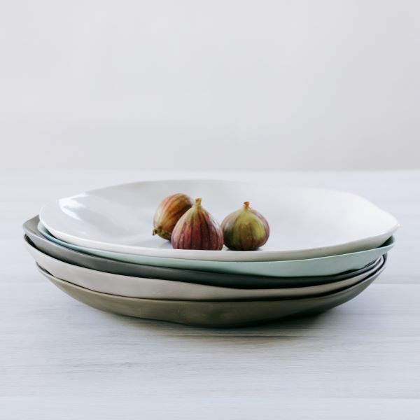 Flax Charger Plate d35cm - Khaki – Flax Ceramics