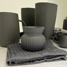 Load image into Gallery viewer, Flax Amity Vase h27cm - Charcoal
