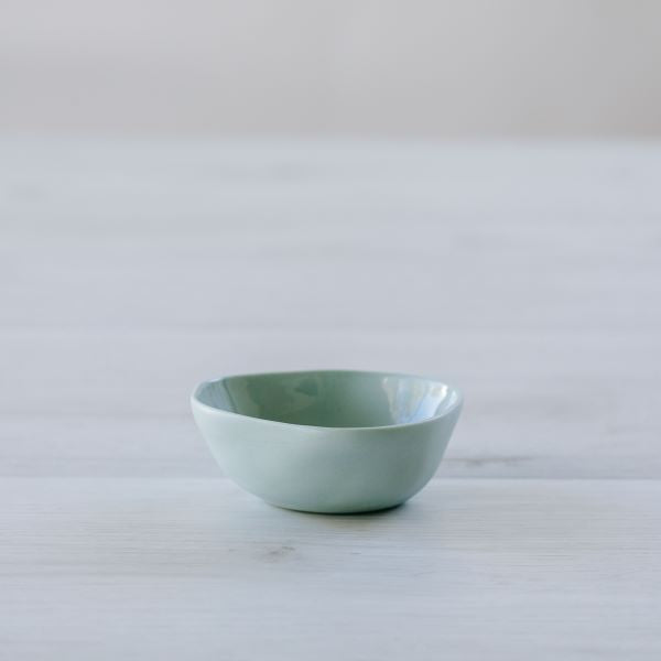 Flax Pinch Pot d8cm - Duck Egg