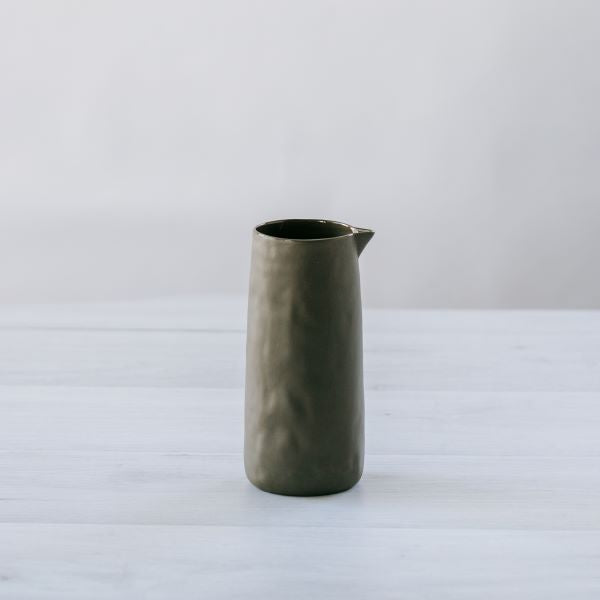 Flax Jug No Handle h19cm - Khaki