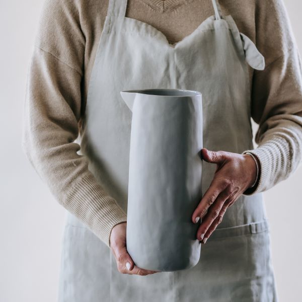 Flax Jug No Handle h30cm- Grey