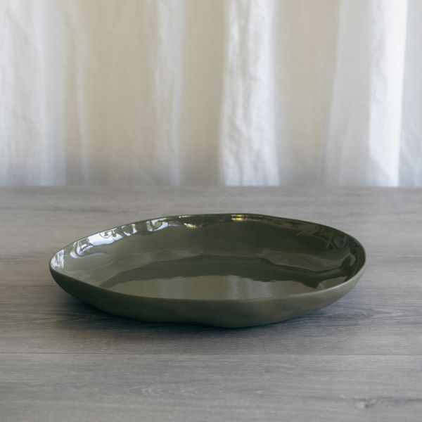 Flax Platter 38x28 - Khaki