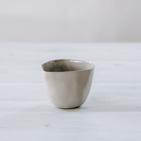 Flax Dip Bowl h9cm - Grey