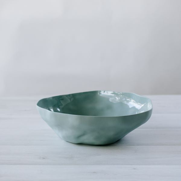 Flax Fruit Bowl d35cm - Duck Egg