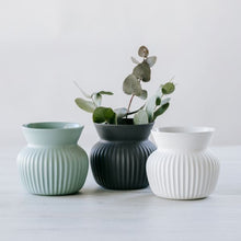 Load image into Gallery viewer, Flax Amity Vase h11cm- Duck Egg
