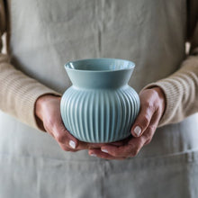 Load image into Gallery viewer, Flax Amity Vase h11cm- Duck Egg
