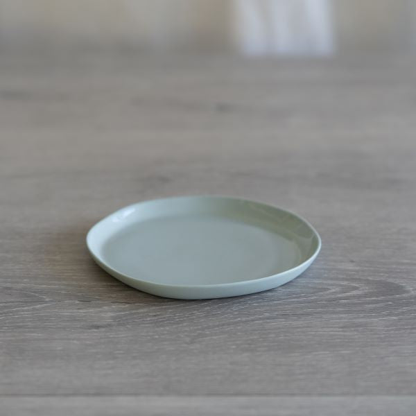 Flax Round Saucer 13.5cm Duck Egg