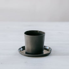 Load image into Gallery viewer, Flax Round Cup d8cm Charcoal
