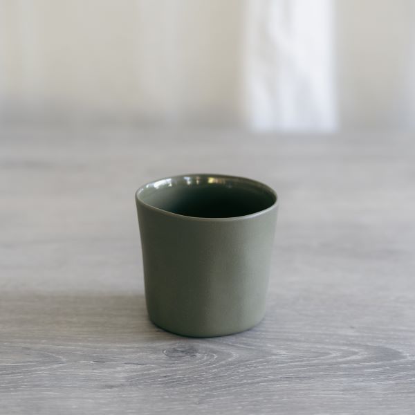 Flax Round Cup d8cm Khaki