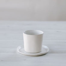 Load image into Gallery viewer, Flax Round Cup d8cm White
