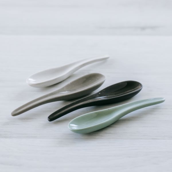 Flax Serve Spoon L10cm Charcoal