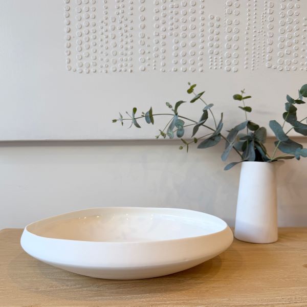 Flax ED Salute Bowl - White