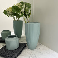 Load image into Gallery viewer, Flax Amity Vase h27cm - Duck Egg
