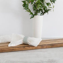 Load image into Gallery viewer, Flax Napkin Ring 3x6 - Duck Egg
