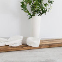 Load image into Gallery viewer, Flax Napkin Ring 3x6 - Grey
