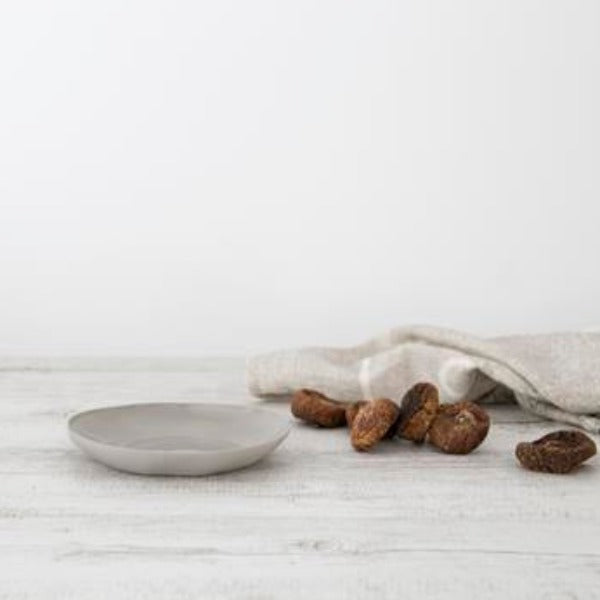 Flax Side Plate d16cm - Grey