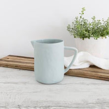 Load image into Gallery viewer, Flax Water Jug h16cm- Duck Egg
