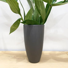 Load image into Gallery viewer, Flax Amity Vase h27cm - Charcoal
