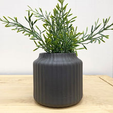 Load image into Gallery viewer, Flax Amity Pot h12cm - Charcoal
